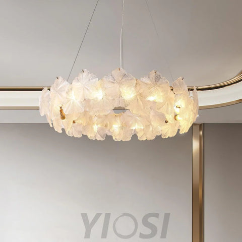 Valery Round Chandelier - Yiosilamp