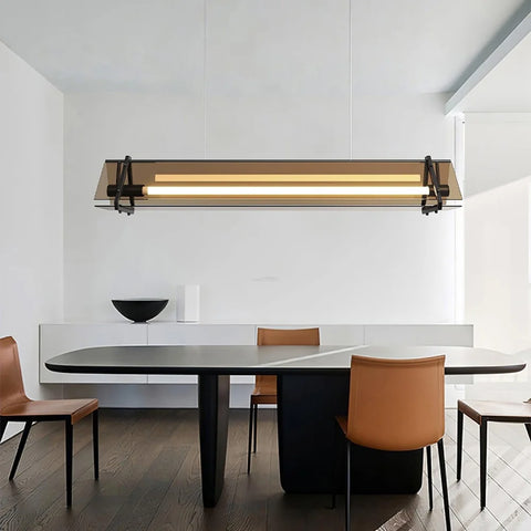 Valise  Linear Pendant Light ∅ 22.8″, Dining table pendant light, Kitchen Island Lamp - Bar-1-Yiosilamp