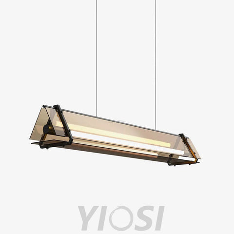 Valise  Linear Pendant Light ∅ 22.8″, Dining table pendant light, Kitchen Island Lamp - Bar-1-Yiosilamp