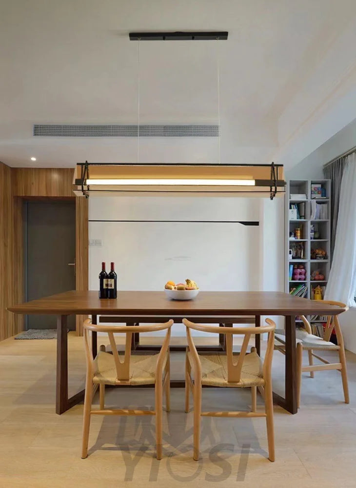 Valise  Linear Pendant Light ∅ 22.8″, Dining table pendant light, Kitchen Island Lamp - Bar-1-Yiosilamp