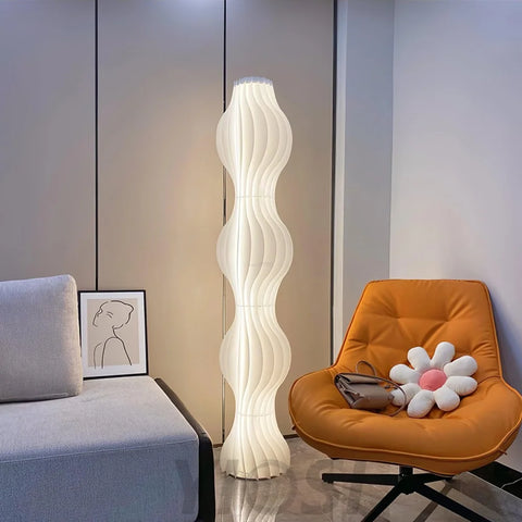 Vapor Floor Lamp Dia 35cm - Pillar-1-Yiosilamp