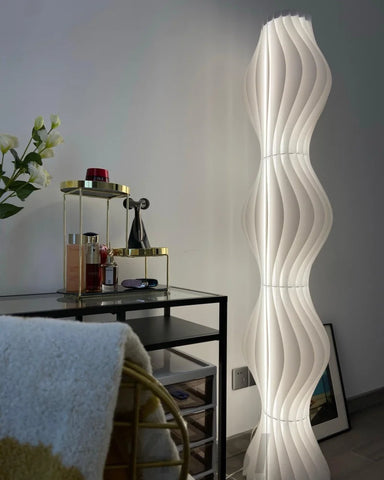 Vapor Floor Lamp Dia 35cm - Pillar-1-Yiosilamp