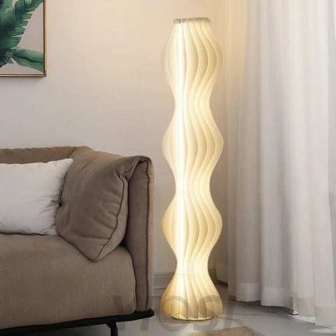 Vapor Floor Lamp Dia 35cm - Pillar-1-Yiosilamp