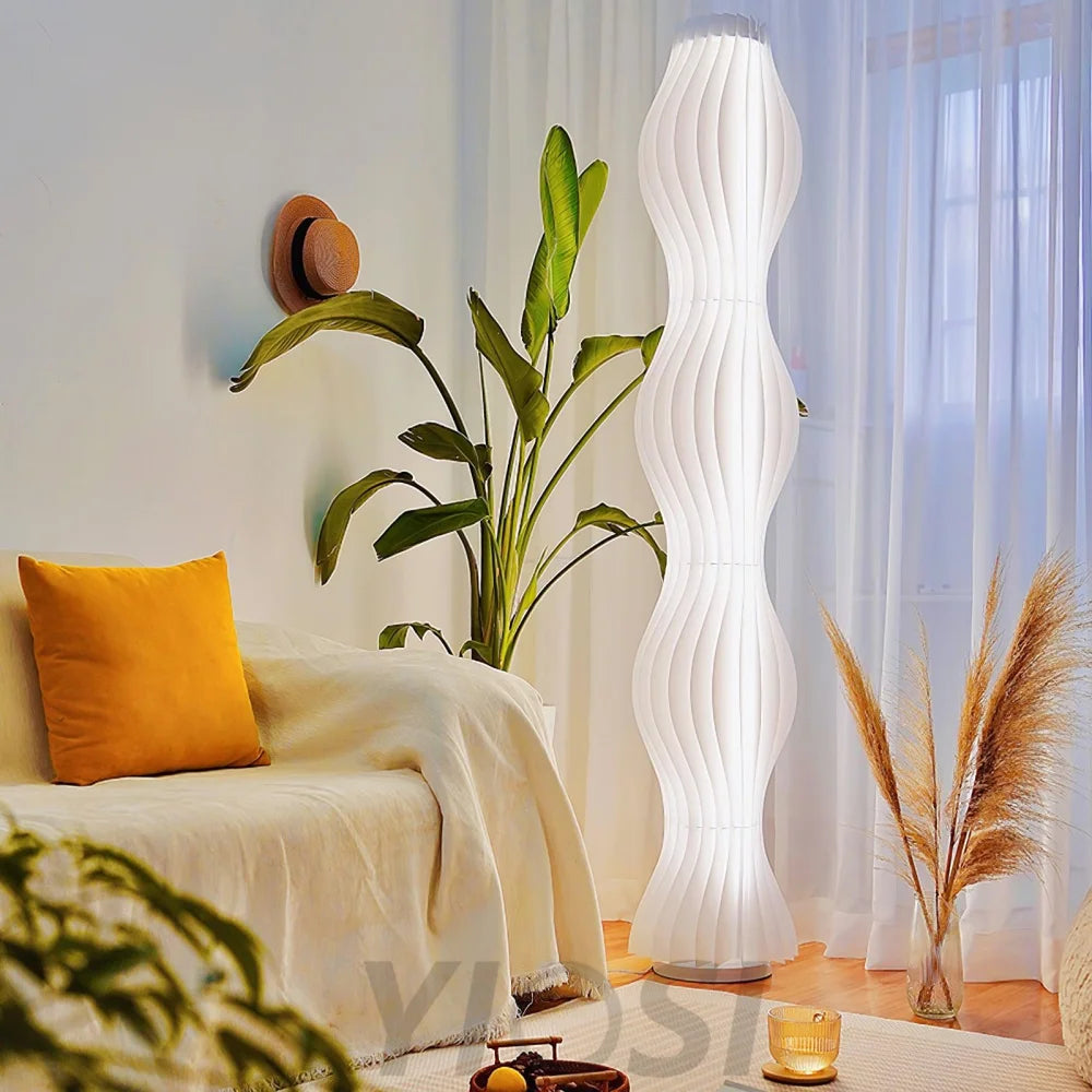 Vapor Floor Lamp Dia 35cm - Pillar-1-Yiosilamp