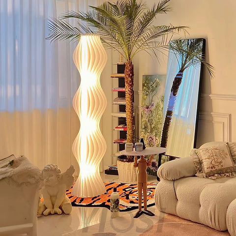 Vapor Floor Lamp Dia 35cm - Pillar-1-Yiosilamp