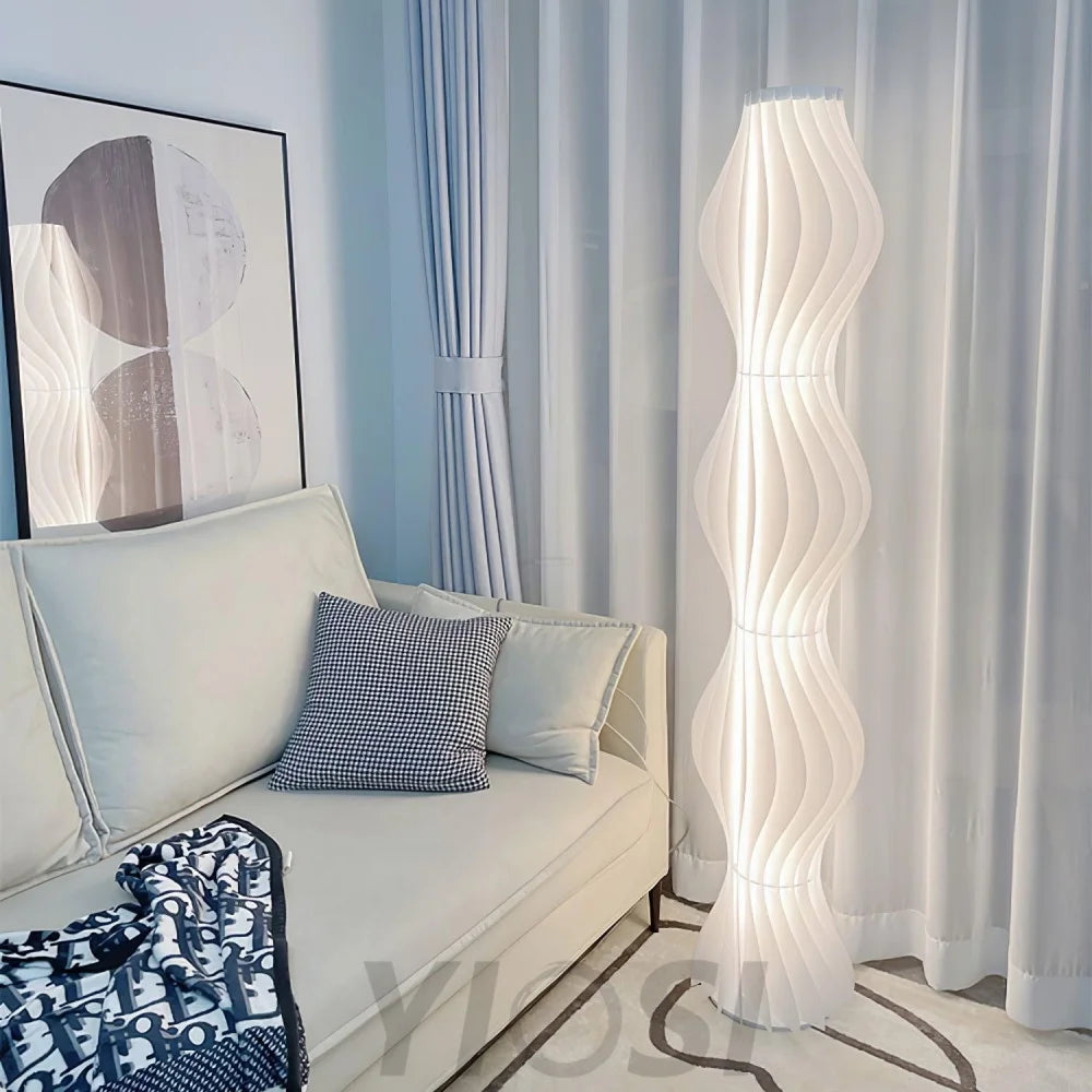 Vapor Floor Lamp Dia 35cm - Pillar-1-Yiosilamp