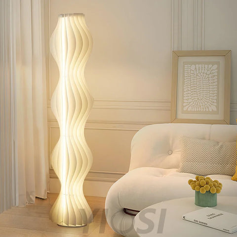 Vapor Floor Lamp Dia 35cm - Pillar-1-Yiosilamp