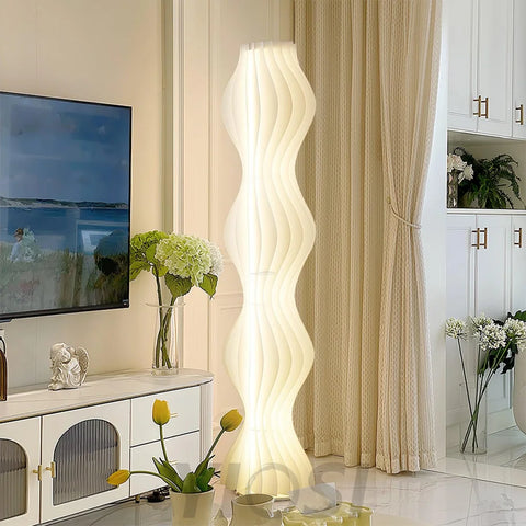 Vapor Floor Lamp Dia 35cm - Pillar-1-Yiosilamp