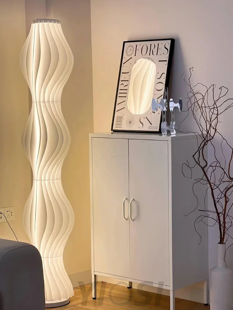 Vapor Floor Lamp Dia 35cm - Pillar-1-Yiosilamp