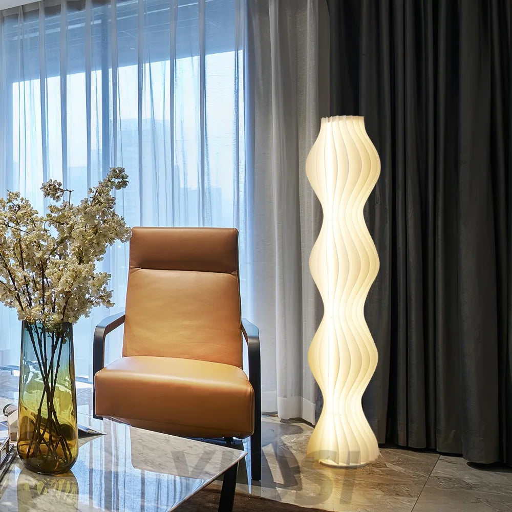 Vapor Floor Lamp Dia 35cm - Pillar-1-Yiosilamp