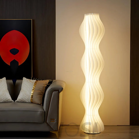 Vapor Floor Lamp Dia 35cm - Pillar-1-Yiosilamp