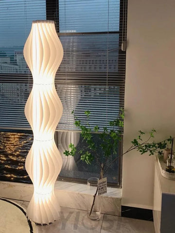 Vapor Floor Lamp Dia 35cm - Pillar-1-Yiosilamp