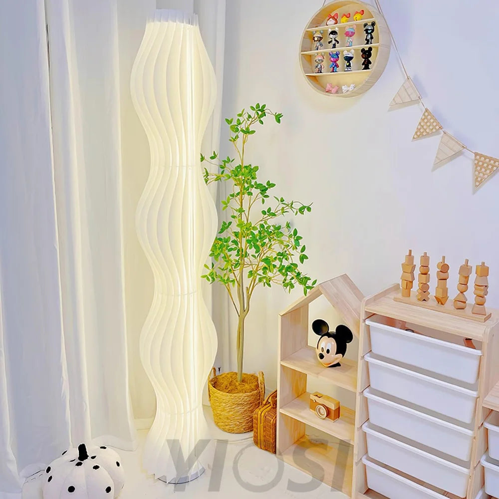 Vapor Floor Lamp Dia 35cm - Pillar-1-Yiosilamp