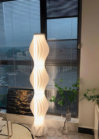 Vapor Floor Lamp Dia 35cm - Pillar-1-Yiosilamp