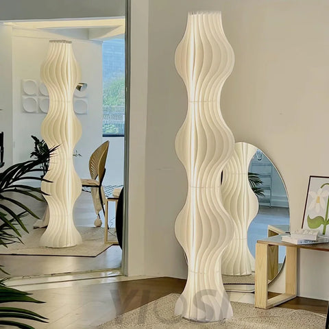 Vapor Floor Lamp Dia 35cm - Pillar-1-Yiosilamp