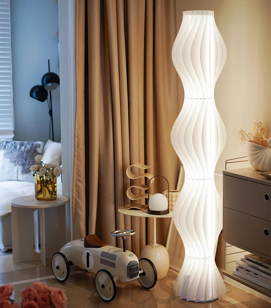 Vapor Floor Lamp Dia 35cm - Pillar-1-Yiosilamp