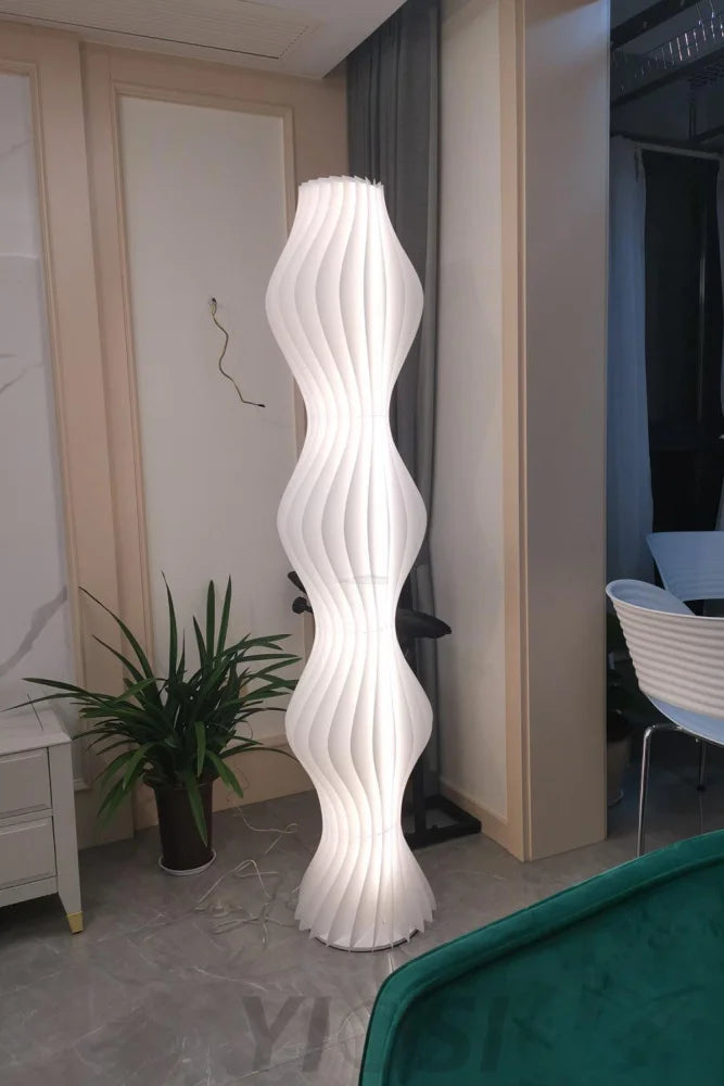 Vapor Floor Lamp Dia 35cm - Pillar-1-Yiosilamp