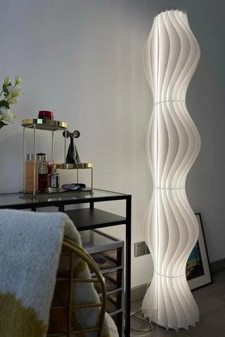 Vapor Floor Lamp Dia 35cm - Pillar-1-Yiosilamp