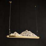 Vast Realm Modern Linear Dining Pendant Light - main