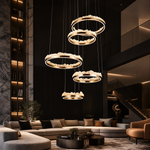 Vast Realm Modern Multi-Tier Cluster Chandelier - scene