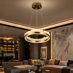 Vast Realm Modern Sculptural Pendant Light - scene
