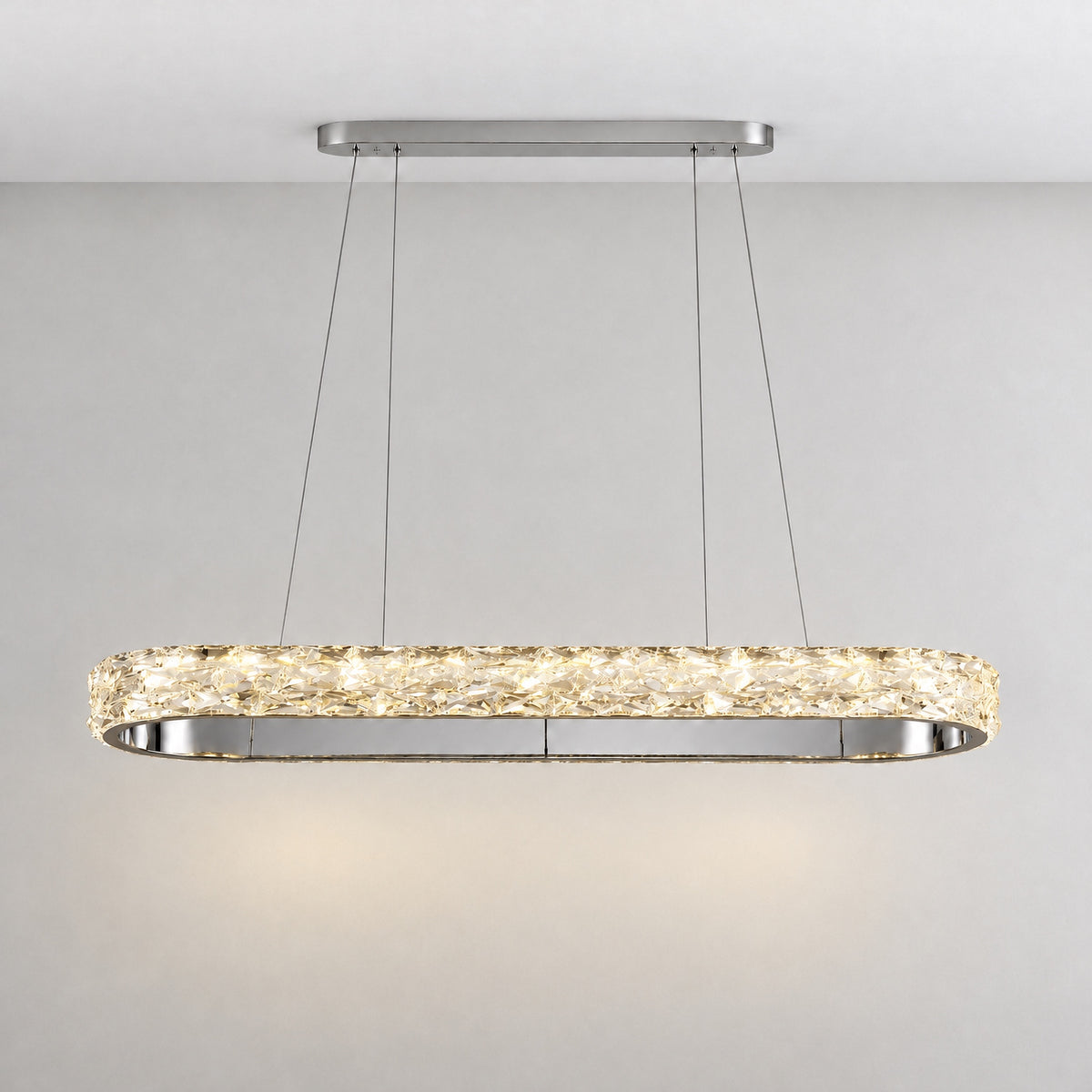 Vega Oval Crystal Chandelier