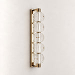 Vela Glass Wall Sconce 4.9" – lights off