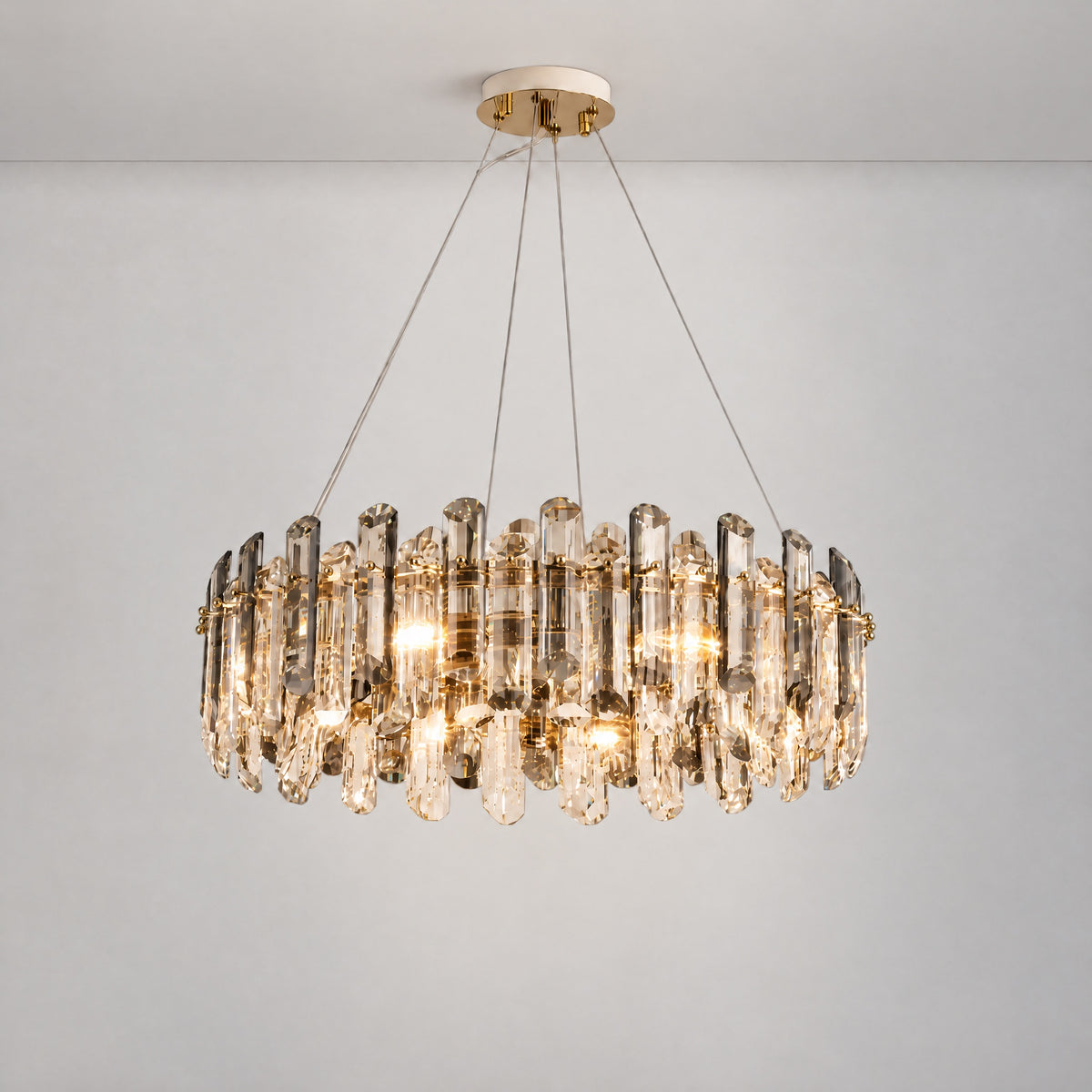 Velo Crystal Halo Chandelier