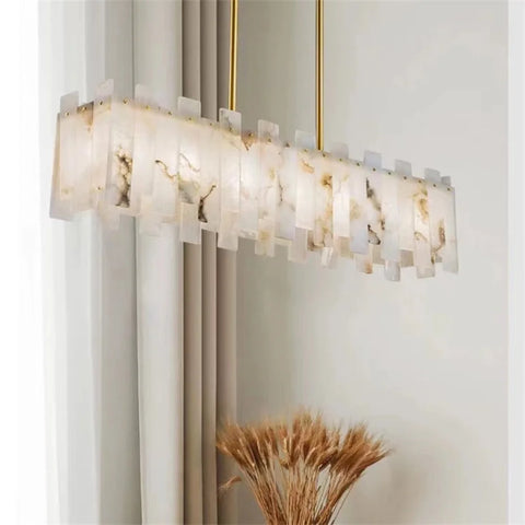 Venus Alabaster Linear Chandelier Chandelier