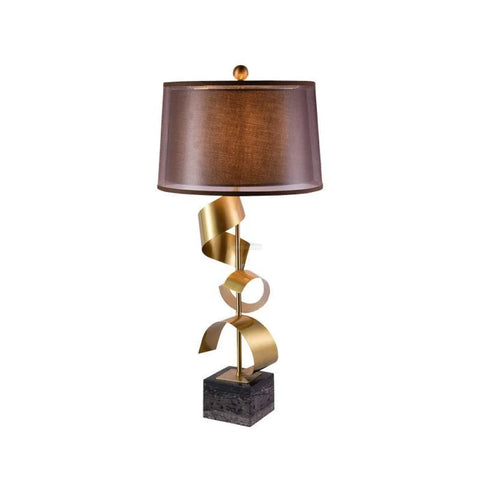 Vero Table Lamp ∅ 16.5″ - Fabric-1-Yiosilamp