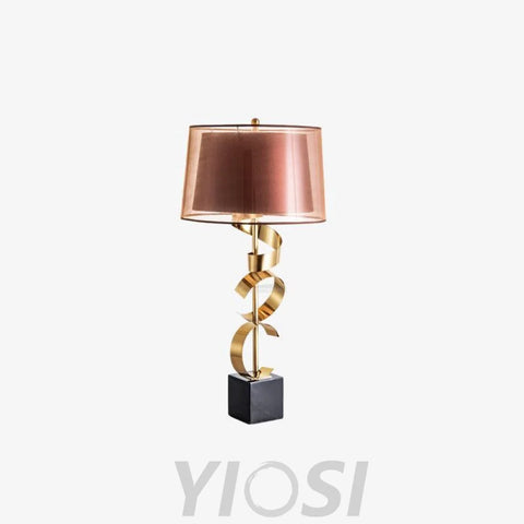 Vero Table Lamp ∅ 16.5″ - Fabric-1-Yiosilamp