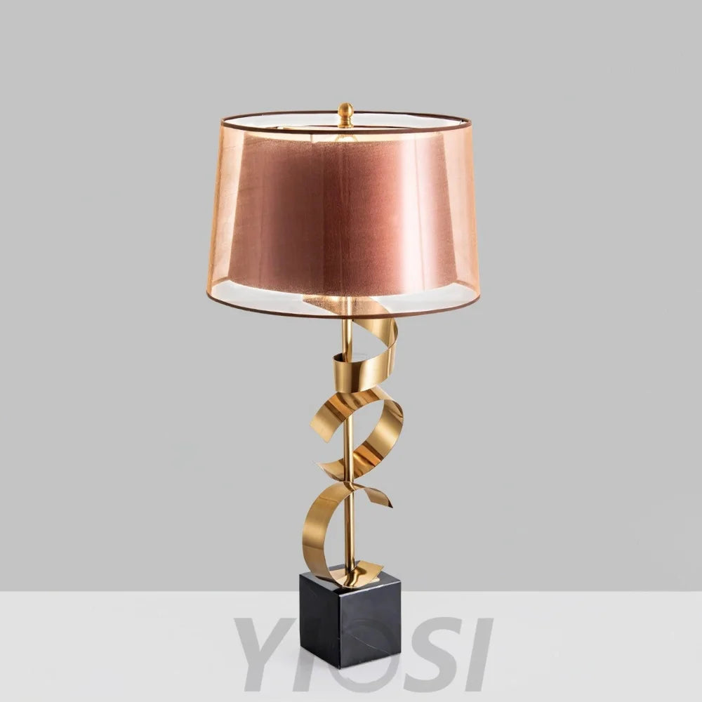 Vero Table Lamp ∅ 16.5″ - Fabric-1-Yiosilamp