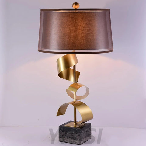 Vero Table Lamp ∅ 16.5″ - Fabric-1-Yiosilamp