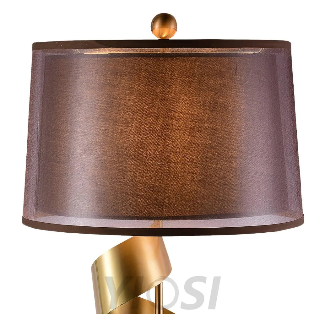 Vero Table Lamp ∅ 16.5″ - Fabric-1-Yiosilamp