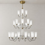 Versace Organic Modern Luxury Chandelier – lights off