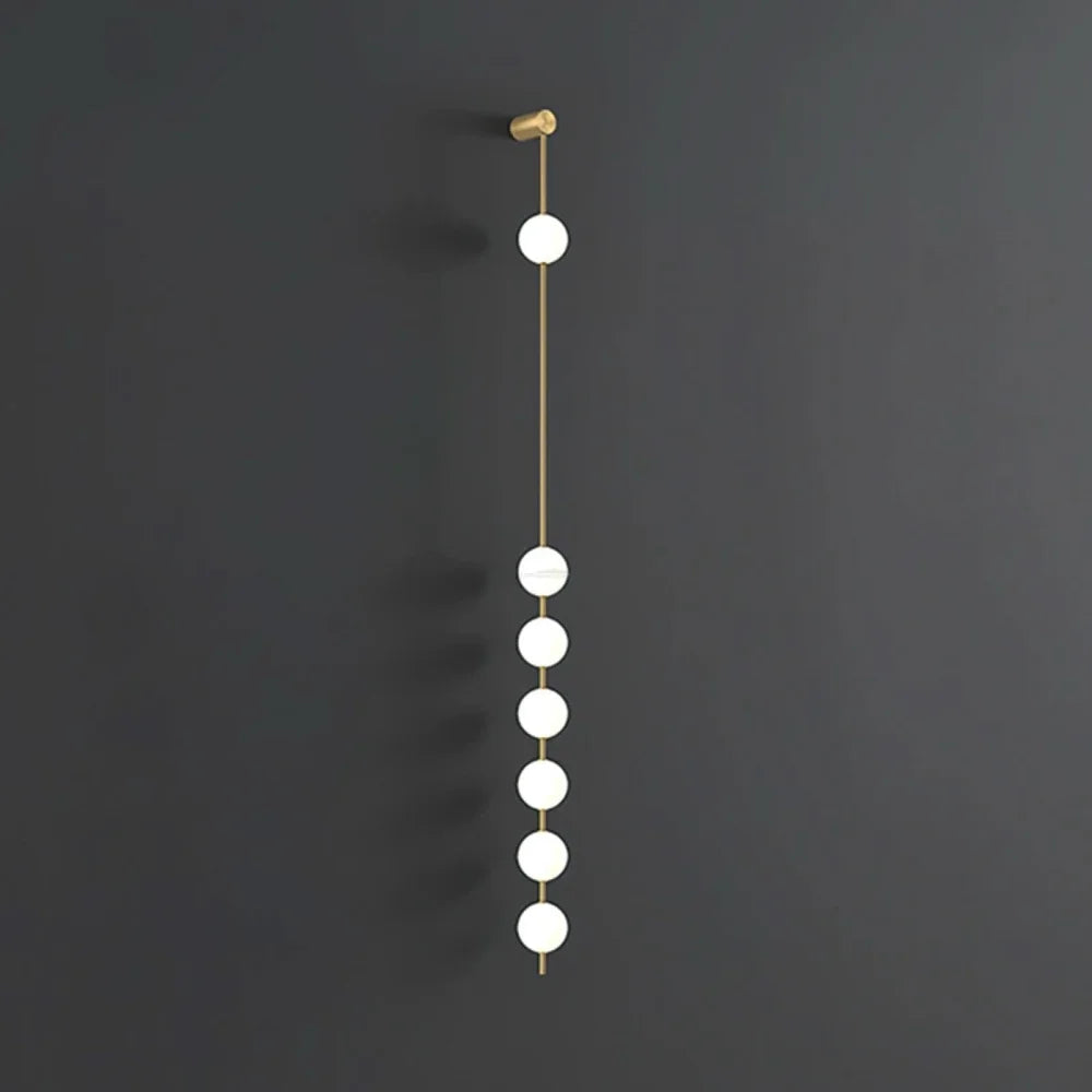 Vertical Balls Wall Sconce - Yiosilamp