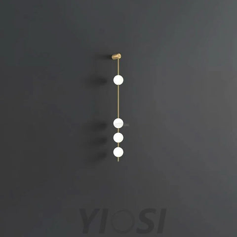 Vertical Balls Wall Sconce - Yiosilamp