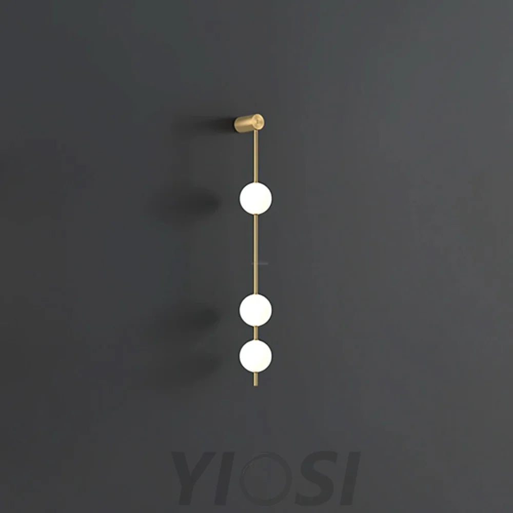 Vertical Balls Wall Sconce - Yiosilamp