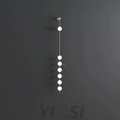 Vertical Balls Wall Sconce - Yiosilamp