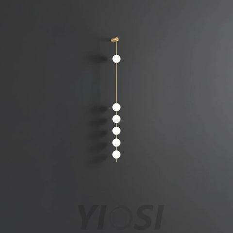 Vertical Balls Wall Sconce - Yiosilamp