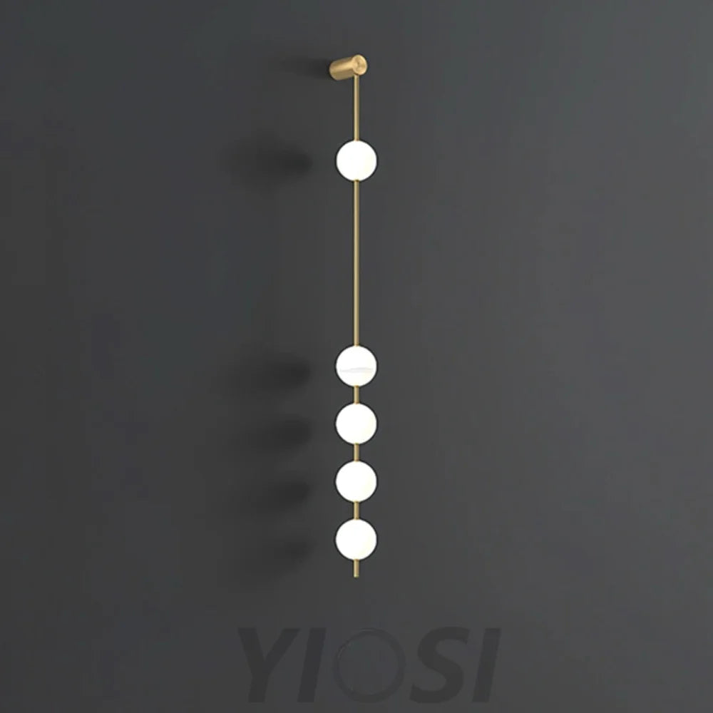 Vertical Balls Wall Sconce - Yiosilamp