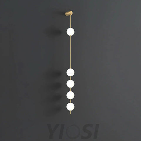 Vertical Balls Wall Sconce - Yiosilamp