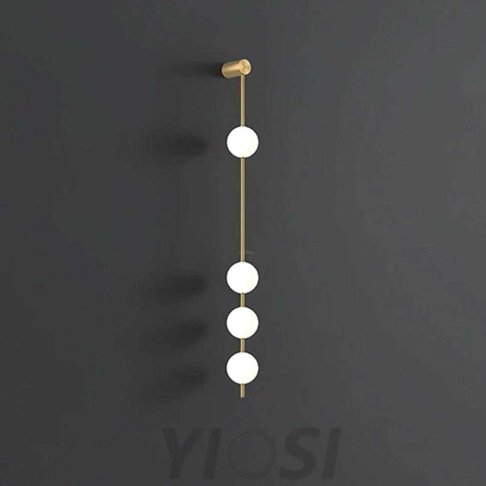 Vertical Balls Wall Sconce - Yiosilamp