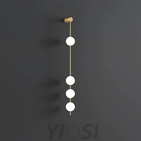 Vertical Balls Wall Sconce - Yiosilamp