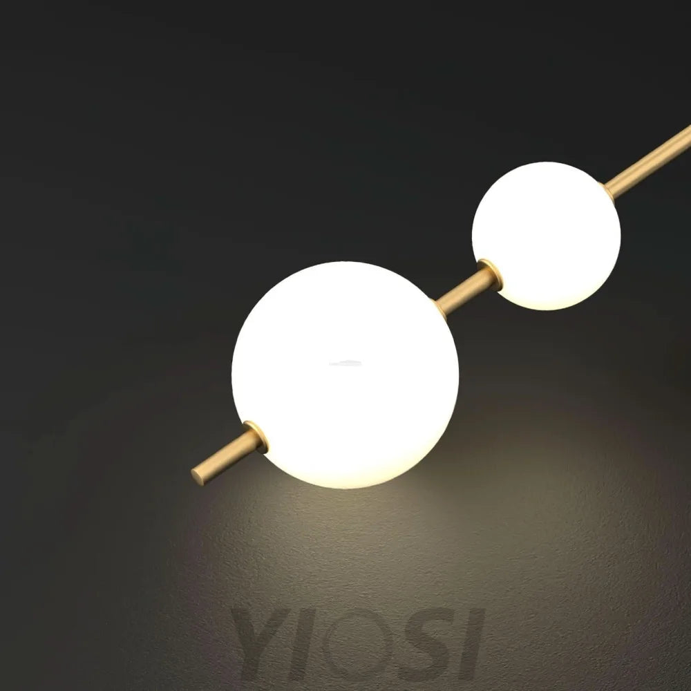 Vertical Globe Wall Sconce - Yiosilamp