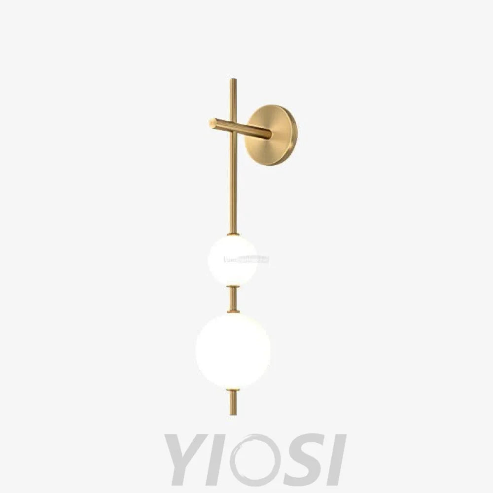 Vertical Globe Wall Sconce - Yiosilamp