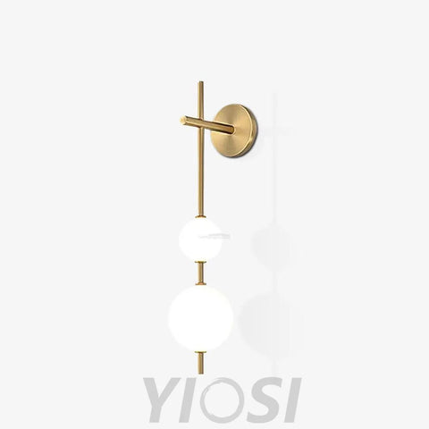 Vertical Globe Wall Sconce - Yiosilamp