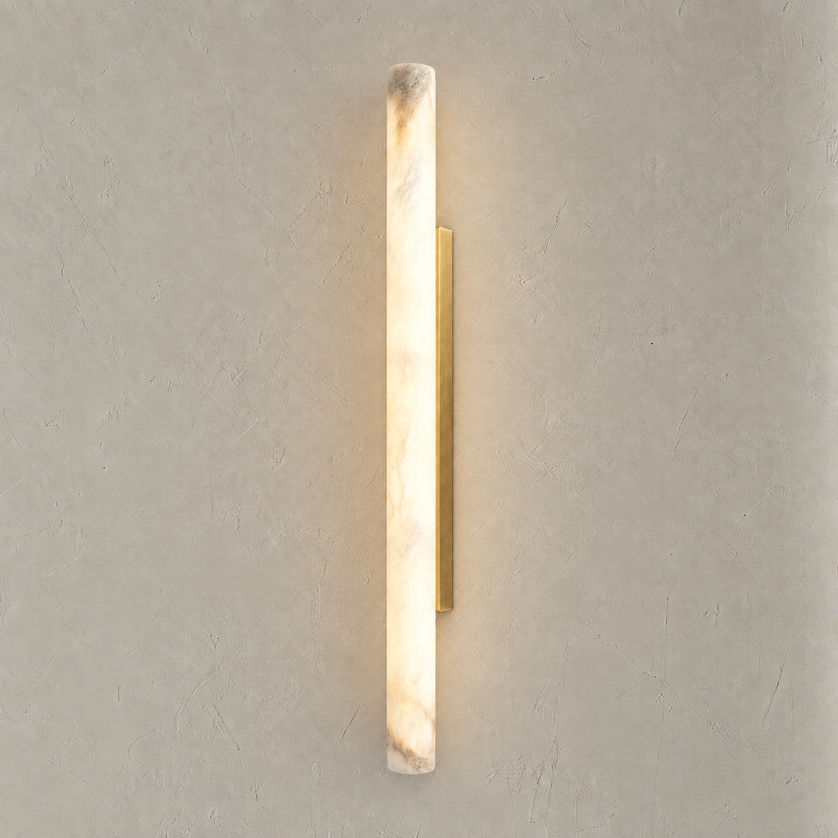 Vertical Wall Sconce – lights on
