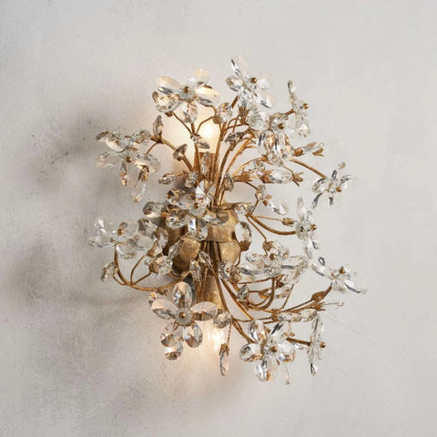 Fiore 2-Light Wall Sconce Gold Lighting