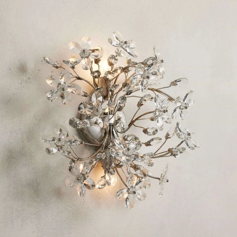 Fiore 2-Light Wall Sconce Silver Lighting